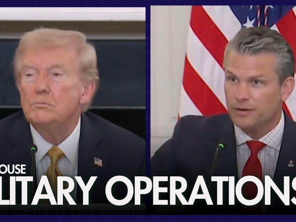 WATCH: Trump touts counter-narco operations during law enforcement roundtable